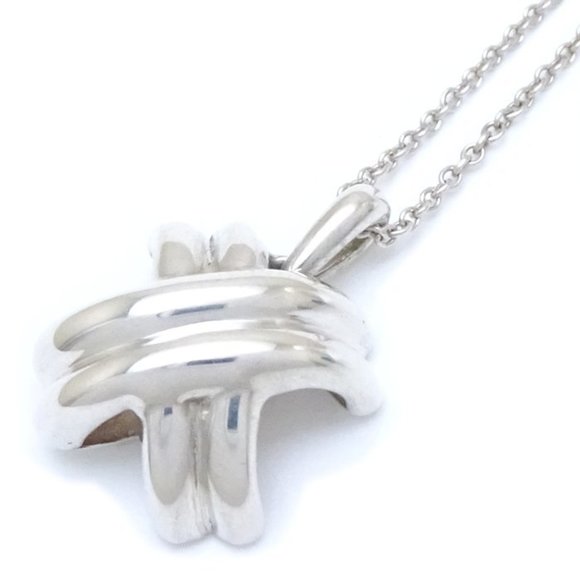 TIFFANY&Co. Signature Pendant Necklace Silver 925 199759 - Picture 7 of 7